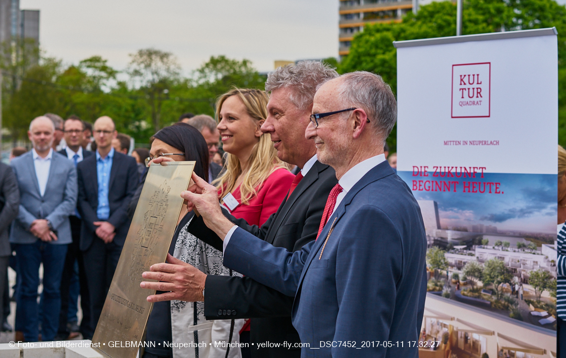 11. Mai 2017 - Grundsteinlegung für die LOGE und dem Kulturquadrat in Neuperlach